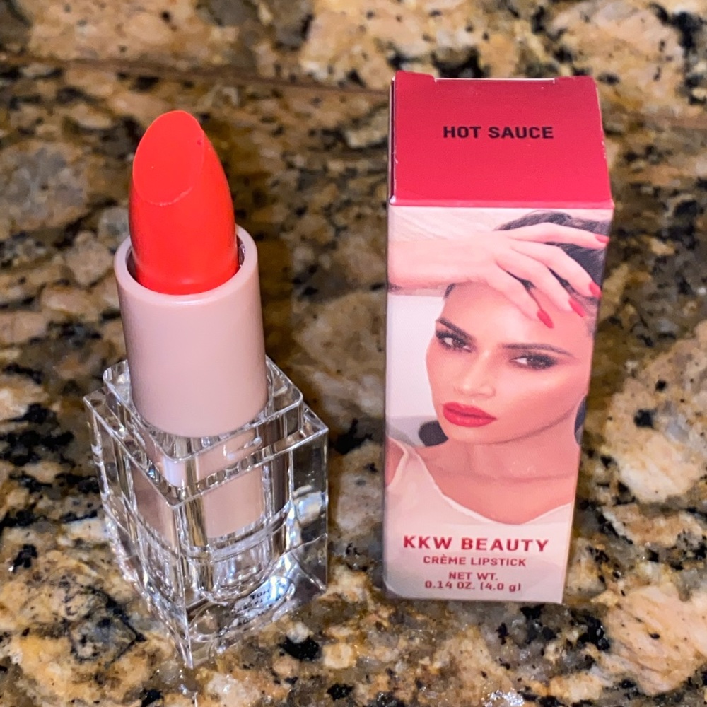 SOLD KKW CRÈME LIPstick- NEW-“HOT SAUCE”